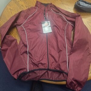 Schwinn Burgundy Jacket with White Accents